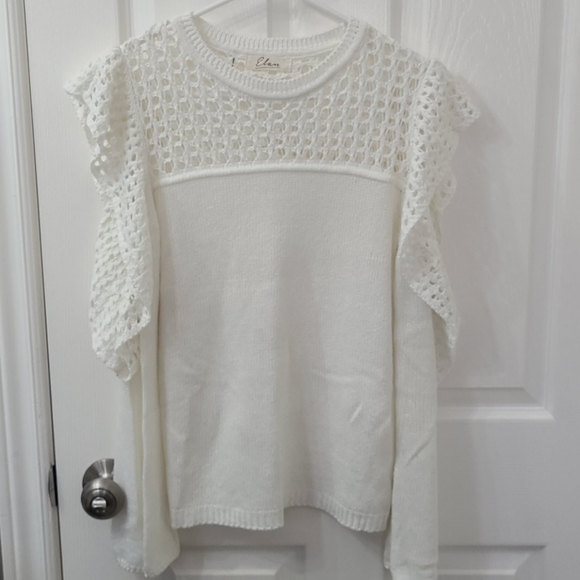Cream knit sweater - Picture 1 of 4